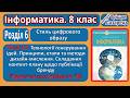 Тема 52. Технології генерування ідей | 8 клас | Тріщук