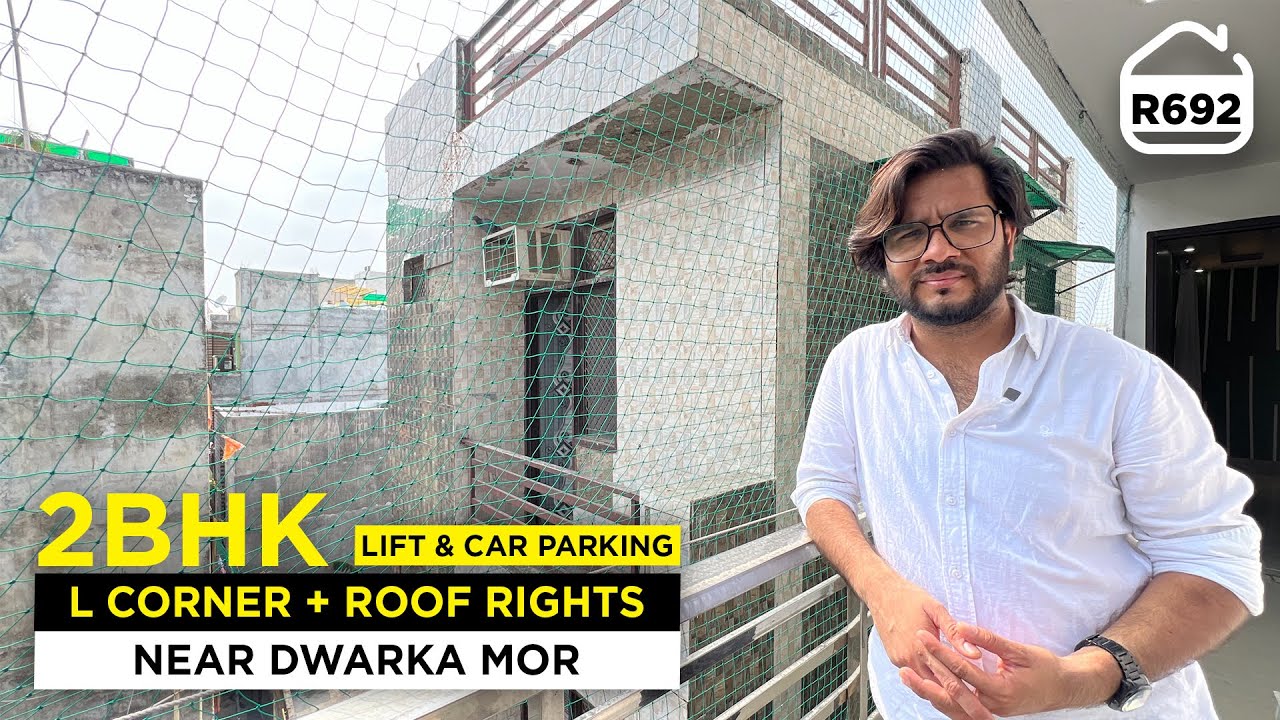 बहुत कम बजट में हवा दार 2BHK Flat for Rent छत के साथ मेट्रो और मार्केट के पास | BRS SHOW R692