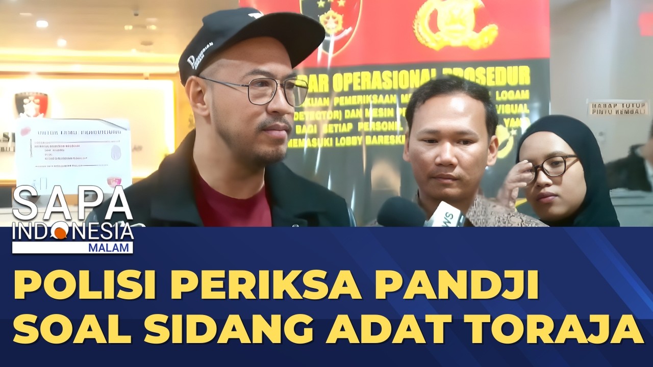 Komika Pandji Diperiksa Polisi soal Sidang Adat di Toraja | SAPA MALAM