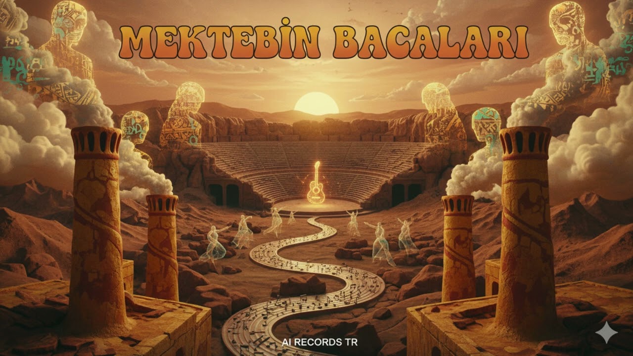 Mektebin Bacaları – AI Cover | Anatolian Psychedelic Rock  🎸 | AI RECORDS TR