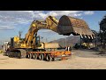 Transporting The Komatsu PC800 With Goldhofer Trailer - Fasoulas Heavy Transports