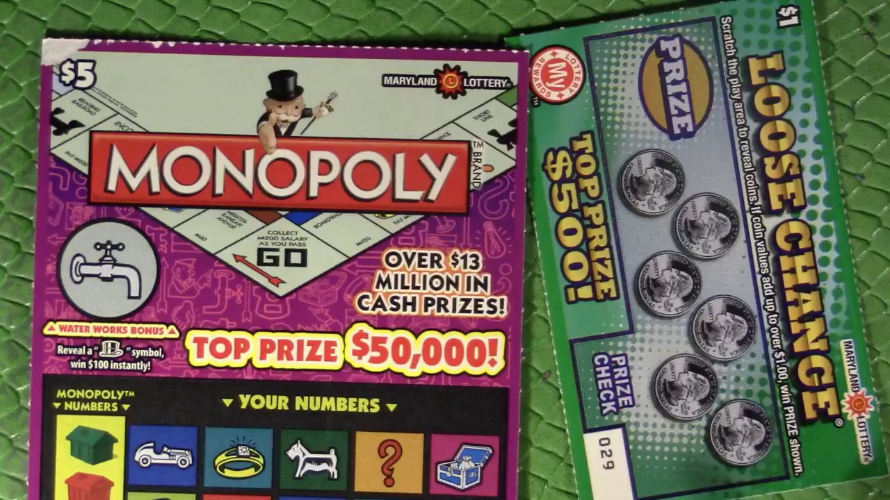 MARYLAND SCRATCHERS! MONOPOLY / LOOSE CHANGE! YouTube