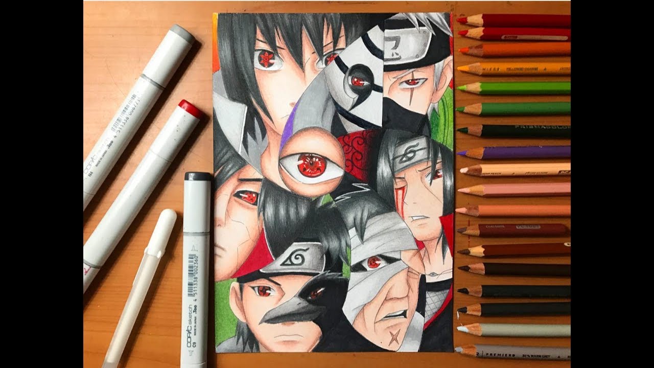 Speed Drawing Sharingan Users Naruto Shippuden Hd