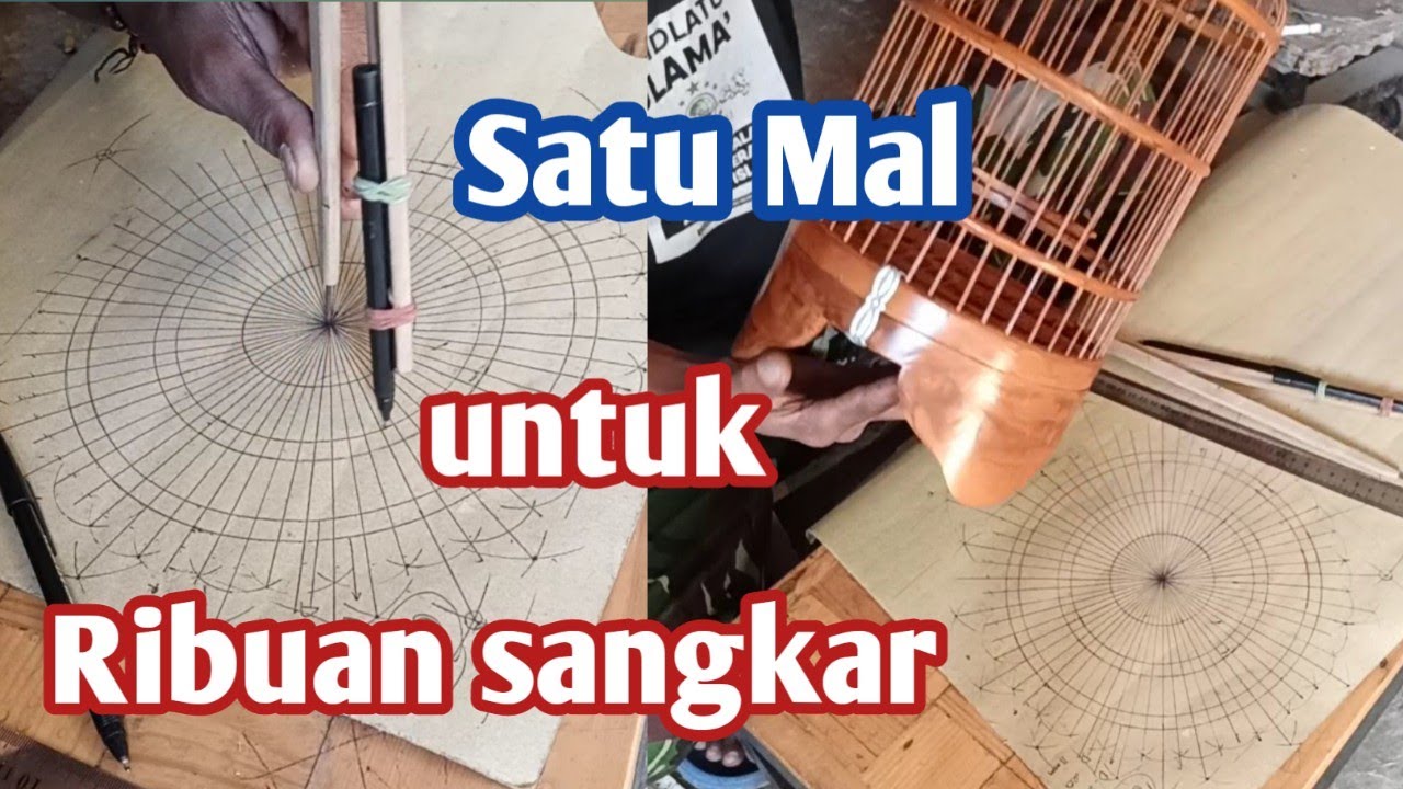 TUTORIAL  cara membual MAL jeruji sangkar bulat
