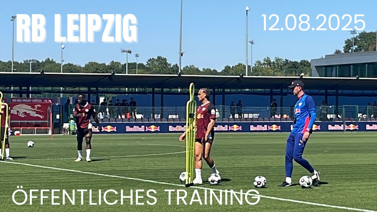 Öffentliches Training am Cottaweg mit Xavi | RB Leipzig hautnah erleben!  