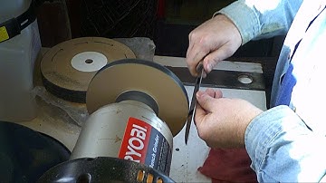 Quick Knife Sharpening on Paper Wheel (MDF)
