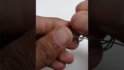 Cách buộc khoá số 8 đơn giản | How to tie the key number 8 simply #Shorts