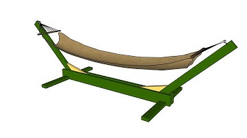 How to build a hammock stand