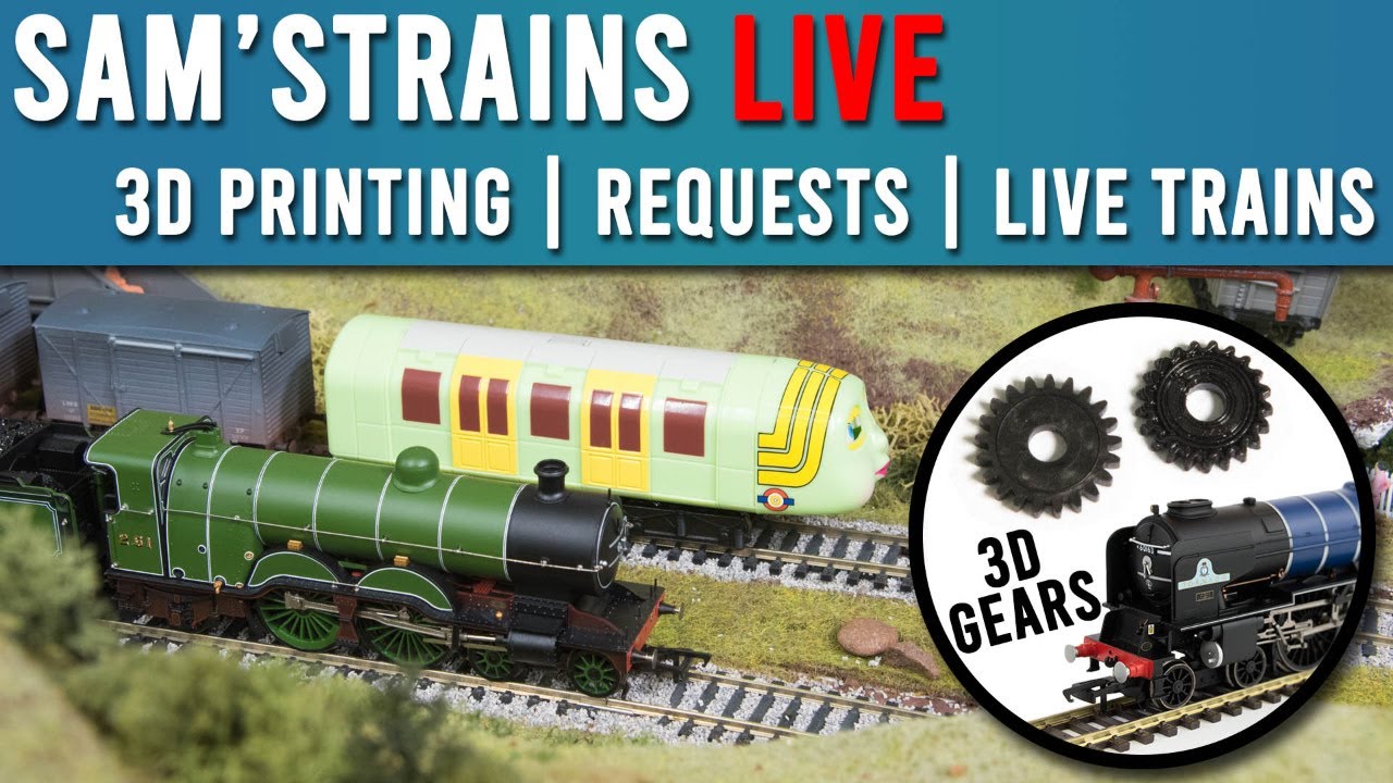 Sam'sTrains Live | S12E3 | Live Requests & Making New Train Parts - YouTube