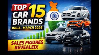 👉 Top 15 Car Brands Sales in India – March 2026 (Shocking Numbers!) #carbrands