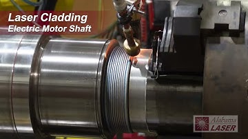 Laser Cladding - Electric Motor Shaft Repair