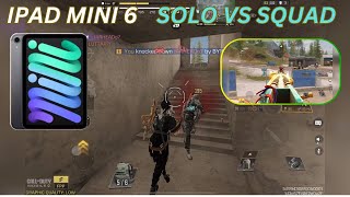 CALL OF DUTY MOBILE GAMEPLAY ON IPAD MINI 6 A15 BIONIC 256 STORAGE