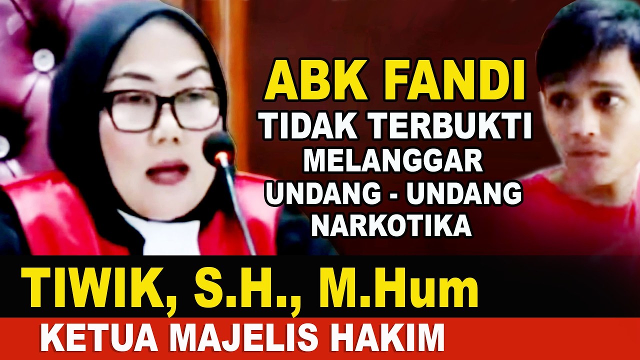 В деле АБК Фанди не доказано нарушение Закона о наркотиках.