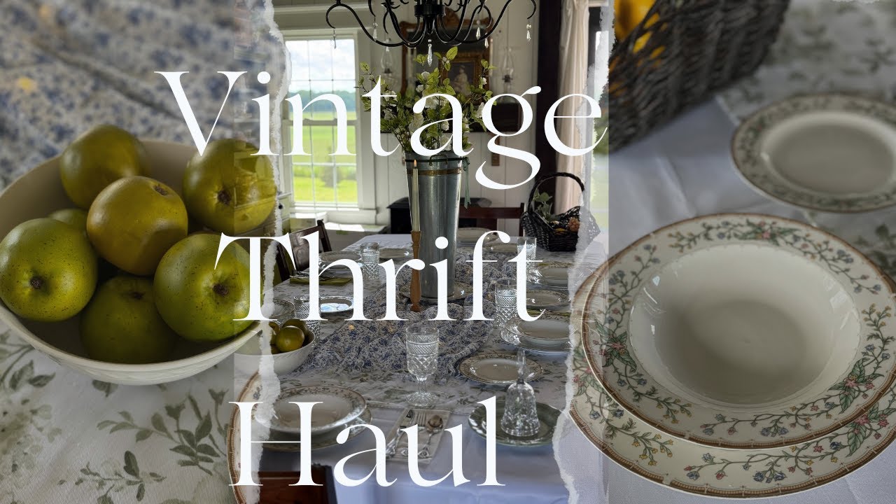 Vintage Thrift Haul & Styling Plus: First Yard Sale | & An Antique Find ...