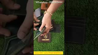 Personalized Gents Wallets | Wallets Shop in Bangalore | Custom Wallets with Name & Charm