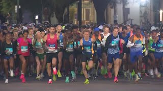 Famous Thousands brave cold for Houston Marathon Wealth