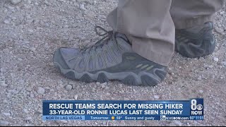 Search continues for missing hiker in Red Rock Canyon