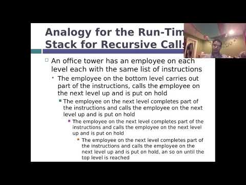 CIS 2168 Flipped Lectures - Week 7  Part 2 - Runtime Stack