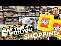 May the 4th lego store shopping