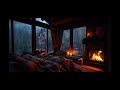 1H Bedroom Haven Thunderstorm Fireplace Dimmed Lights 