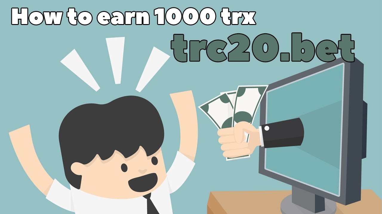 How to earn 1000 trx for free without leaving home (trc20.bet)