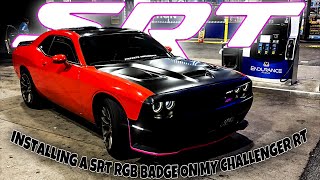 INSTALLING A SRT RGB BADGE ON MY CHALLENGER RT  Content