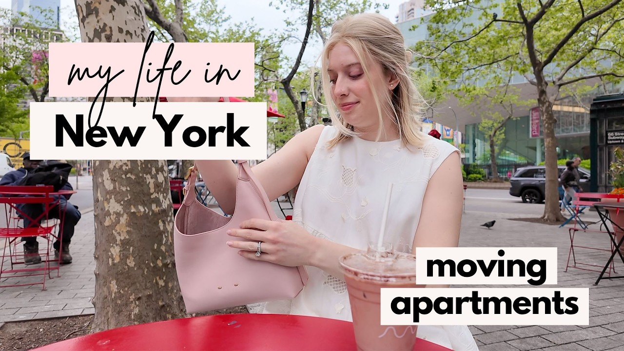MOVING in NYC Vlog Part 3! Central Park, Fabrique Pieces, Organizing my Closet, Coffee w/ a Friend!