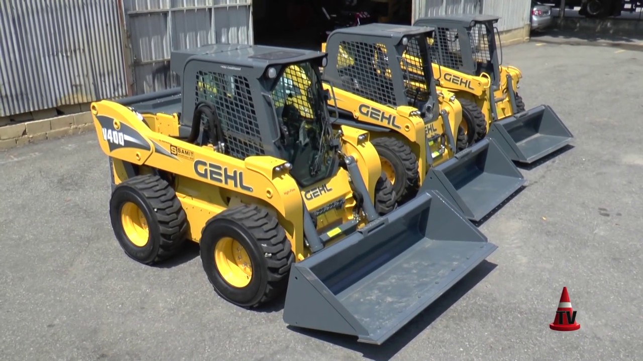 Minicargadoras GEHL Nueva línea R Gehl V400 Mercado Vial TV YouTube