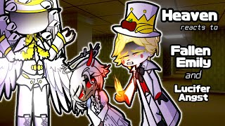 Hazbin Hotel Heaven reacts to Fallen Angel Emily and Lucifer Angst🛎️Gacha 2 Hazbin Hotel Prime react