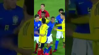 brazil u20 vs Colombia u20 fighting moment