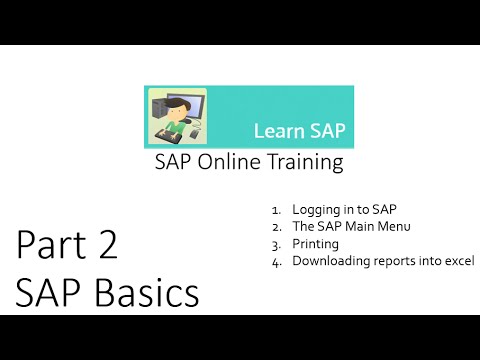 Part 2 - SAP Basics - YouTube