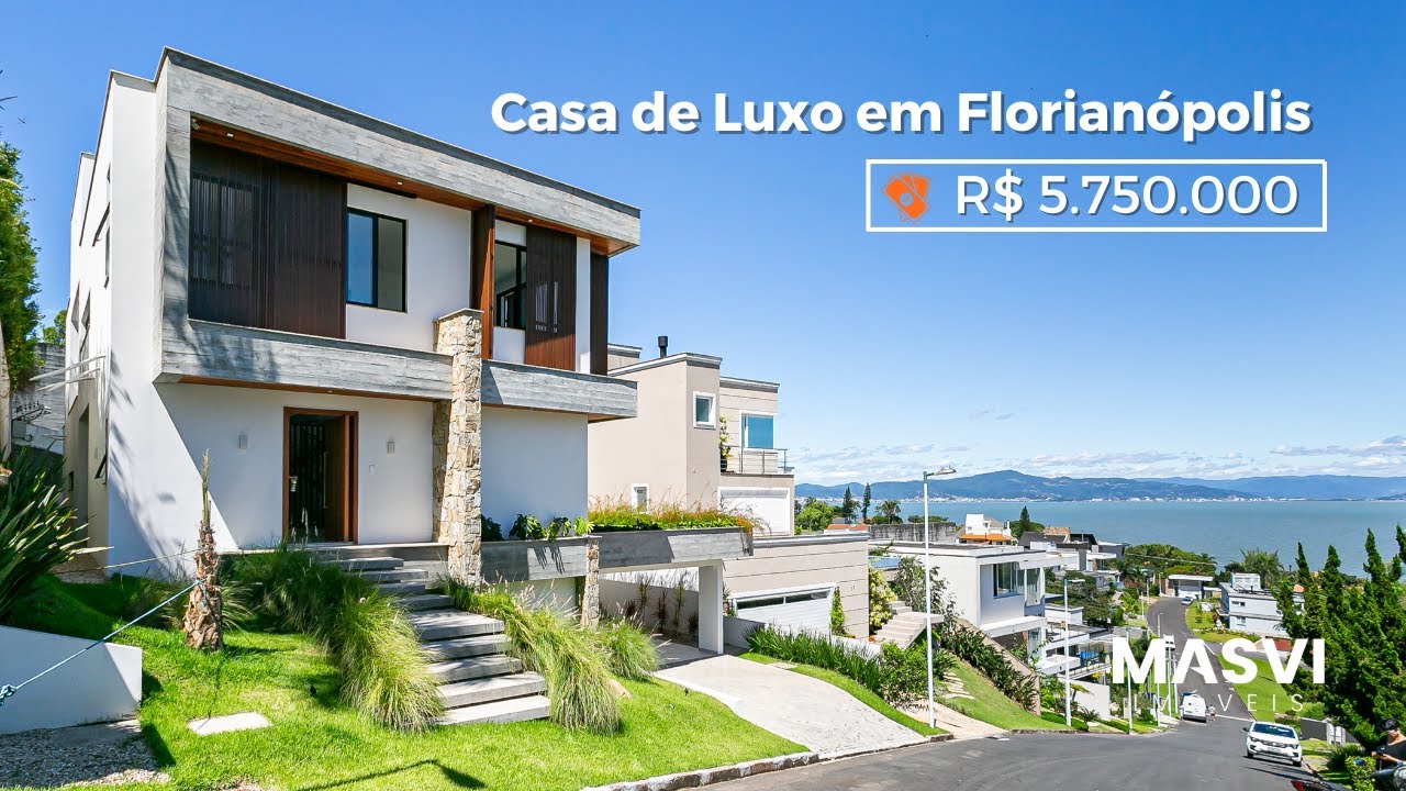 🏡 Tour Exclusivo: Casa de Luxo com Vista para o Mar em Cacupé | Florianópolis
