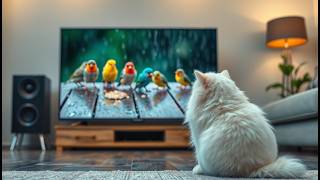 🔴LIVE CAT TV Non-stop Little Birds and Squirrels Fun All Day Long 🕊️ Nature Sounds For Cats & Pets