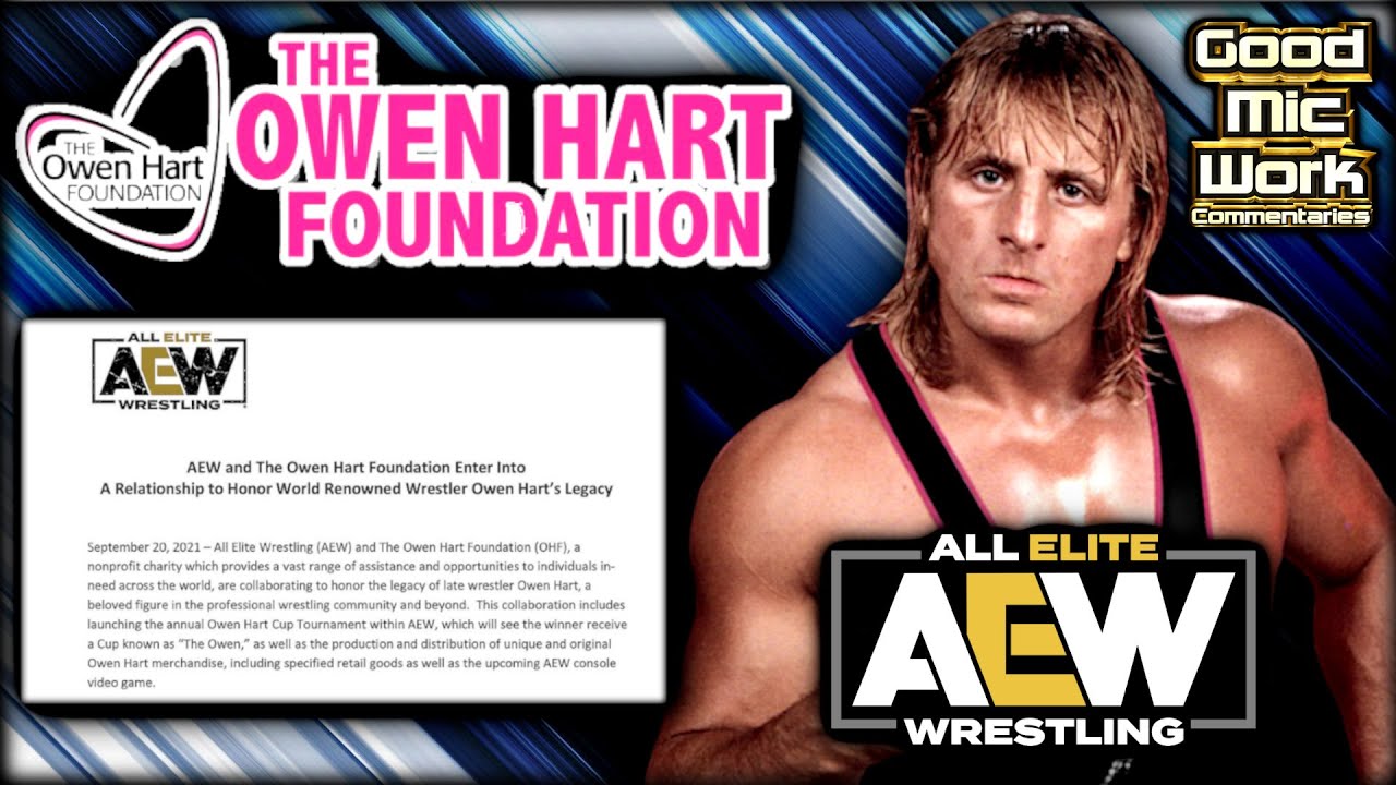 AEW Announces Collaboration With Owen Hart Foundation Will Hold