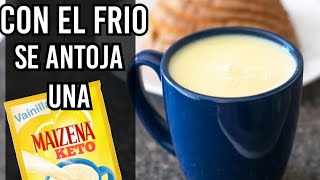 EL MEJOR ATOLE DE VAINILLA / MAIZENA 100% KETO Y LOW CARB PREPARALO EN MINUTOS