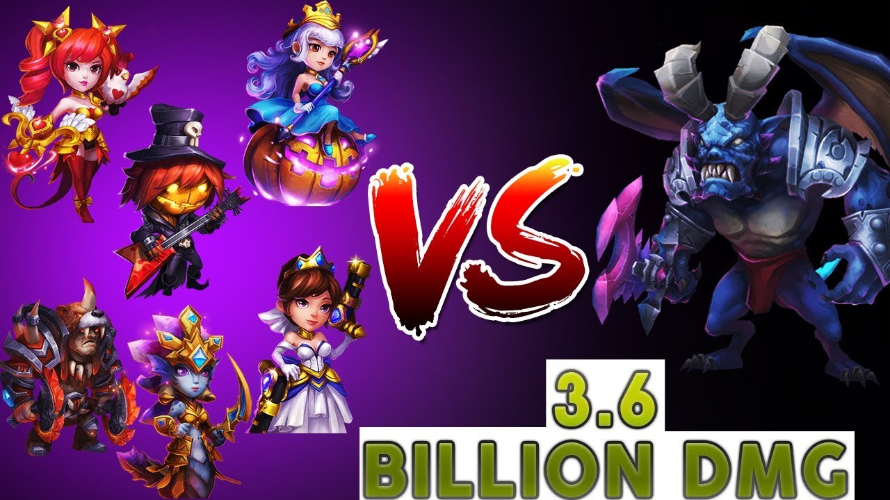 ARCHDEMON | 3.6 BILLION DMG | 8/8 unholy pact dove keeper | CASTLE CLASH