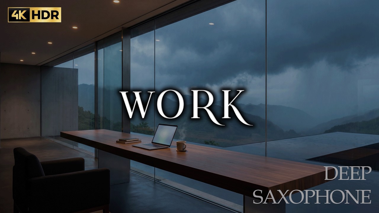 𝐃𝐞𝐞𝐩 𝐖𝐨𝐫𝐤 𝐌𝐮𝐬𝐢𝐜 - Deep Saxophone Lounge Music for Focused Work and Calm Energy