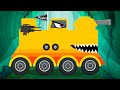 Капитан Ведро из Car Eats Car 3 #11 Новые танки в Labo tank на Машинки Кида