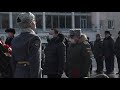 Церемония возложения цветов к Мемориальному комплексу &quot;Павшим воинам&quot;