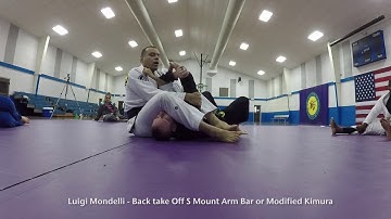Kore BJJ Danbury CT - Back Take Off S Mount Arm Bar or Modified Kimura