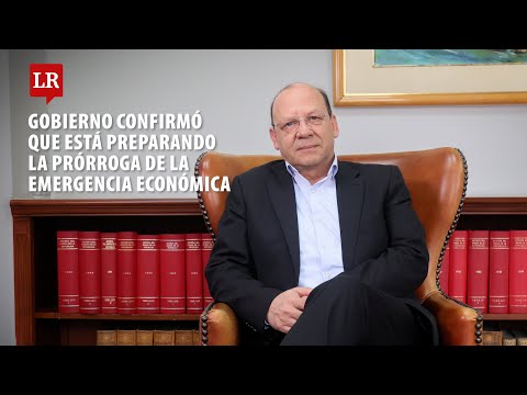 "Trabajamos en la prórroga de la emergencia económica"