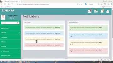 Sistem Perpustakaan dengan mengunakanTemplate bootstrap siminta admin #1
