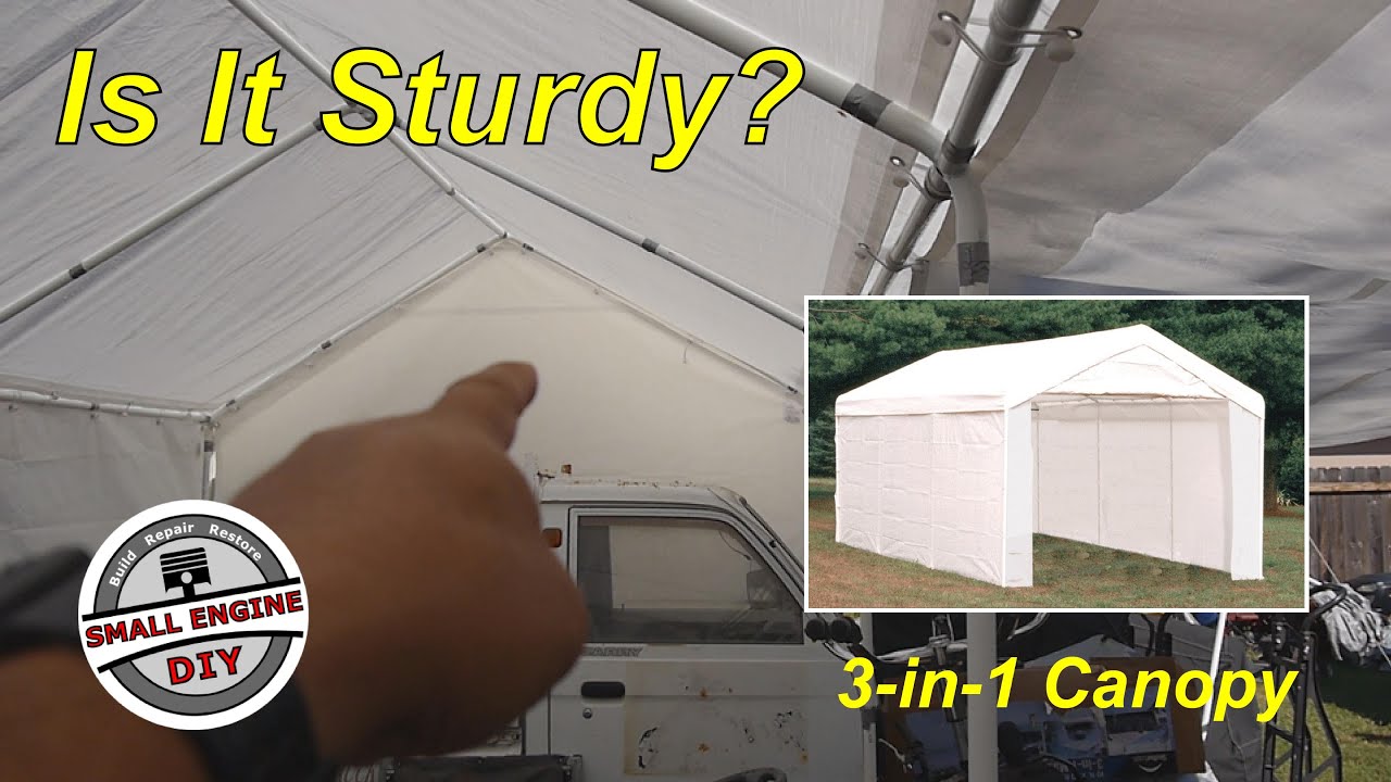 Tips On Installing A Shelterlogic Max Ap Canopy 3-In-1, Can One Person Set It Up?