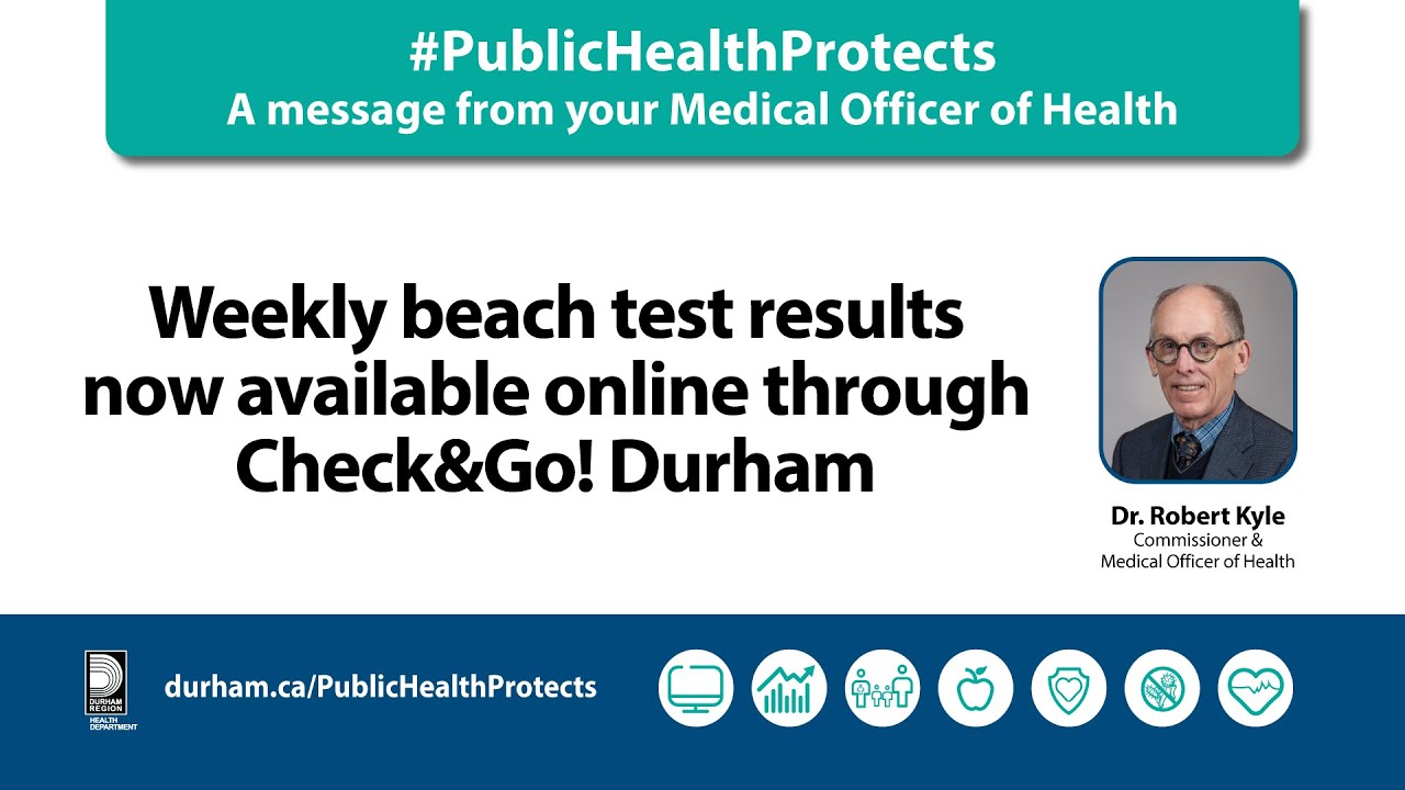 #PublicHealthProtects: Weekly beach test results now available online ...