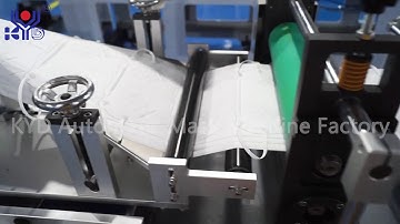 Automatic C type Folding Mask Making Machine with function of Breathing Valve and Sponge Strip