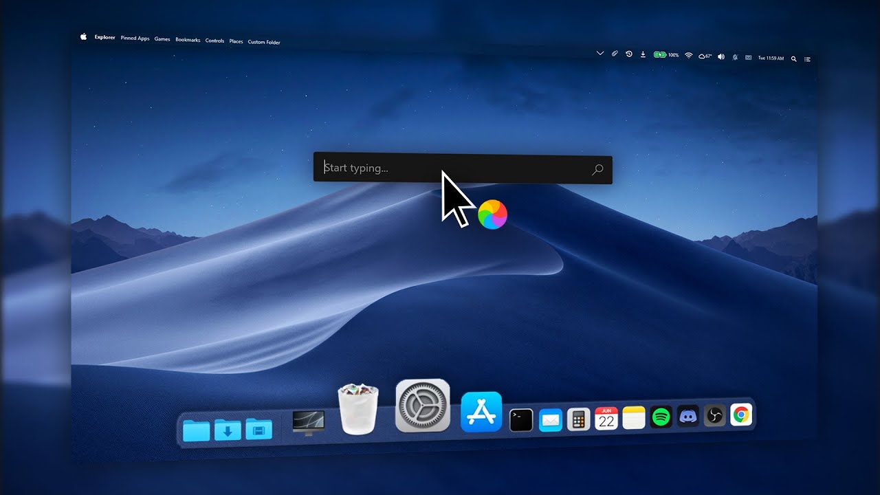 make windows look like macos