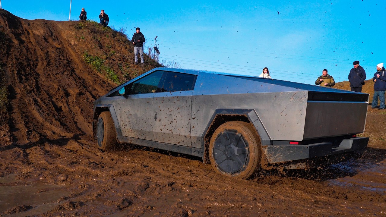 ВСЕ ХОТЯТ ОБЪЕХАТЬ TESLA CYBERTRUCK и RAM TRX против SUBARU, JEEP, HYUNDAI, SUZUKI