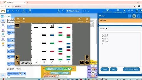 VEX VR LINE DETECTOR ROBOT @vigneshperumal7512 