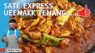 RESEP SATE AYAM EXPRESS TANPA TUSUK TANPA BAKAR