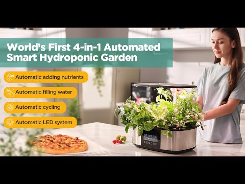 [Live on INDIEGOGO now] World's first 4-in-1 automated smart hydroponics system | LetPot LPH-Max